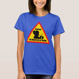 Marmota para mujer de la lata en la camiseta del