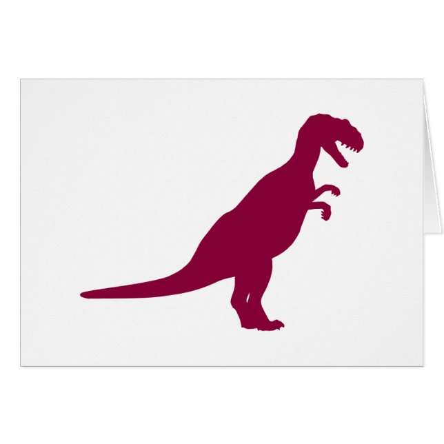 Maroon de Dinosaur (Anverso (Horizontal))
