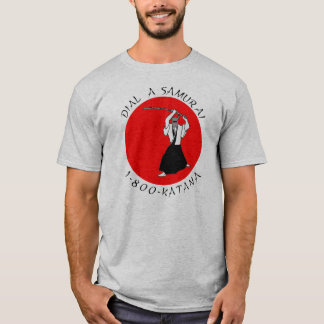 Marque una camiseta del samurai