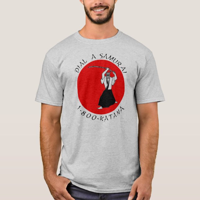 Marque una camiseta del samurai (Anverso)