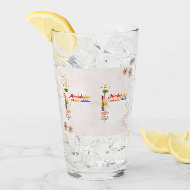 Marrakech Glows – Vibrant Moroccan Art Tee (Anverso (hielo))