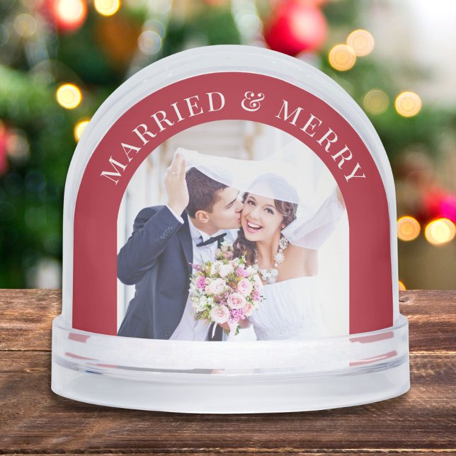 Married And Merry Arch Photos Newlywed Christmas (Subido por el creador)