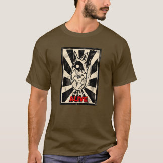 Marrón de la camiseta de Photocoyote