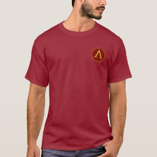 Marrón de Leonidas I y camisa del sello del oro