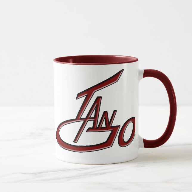 marrón del logotipo de la taza (Derecha)
