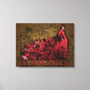 Marrón negro rojo del arte de la danza de señora