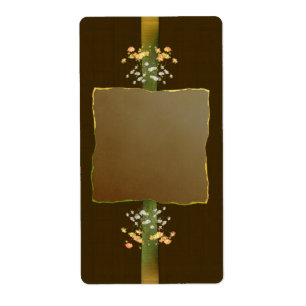 Marrón pone etiqueta apotecaria