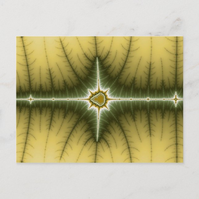 Marrón - Postal fractal (Anverso)