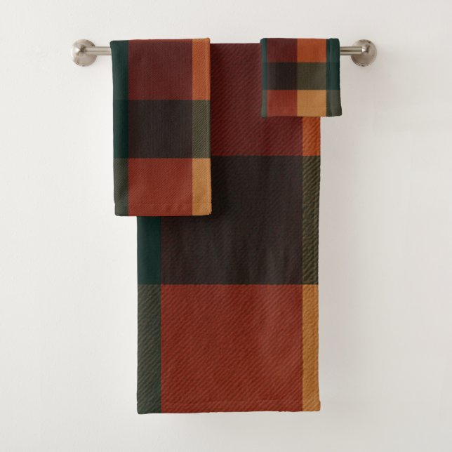 Marrón Terracotta Búfalo Jugado Holiday (In situ)