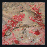 Marrón verde rojo negro abstracto arte moderno<br><div class="desc">Rojo Amarillo Verde Marrón Negro Resumen Arte Moderno Faux Viñeta Impresión de tela envuelto.</div>