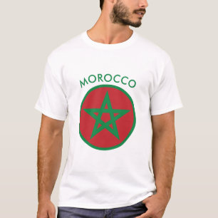 Marruecos - camiseta marroquí de la bandera