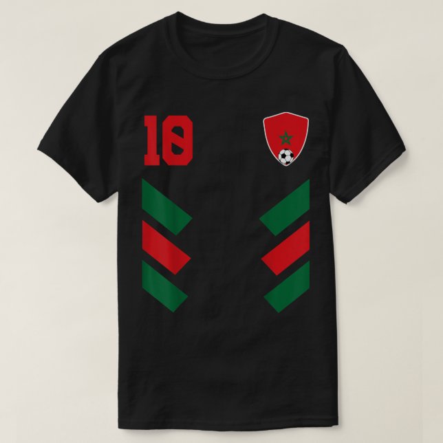 Marruecos: Jersey de fútbol Marruecos (Diseño del anverso)