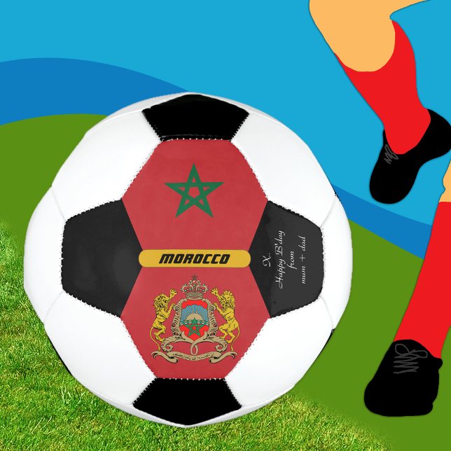Marruecos Personalizado, Bandera, Pelota De Fútbol (Subido por el creador)