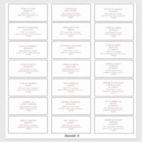 Marsala Autumn Floral | Etiquetas de dirección de 