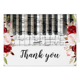 marsala de música floral piano teclado gracias