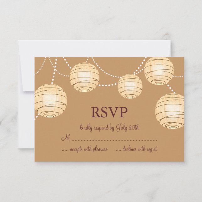 Marsala Fiesta Lanterns RSVP (Anverso)