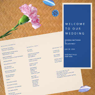 Marseille Bleu Fold Tu Propio Programa Tri-Fold