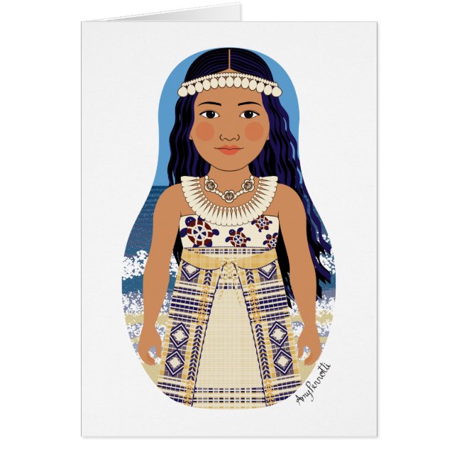 Marshallese Matryoshka Card (Frente)