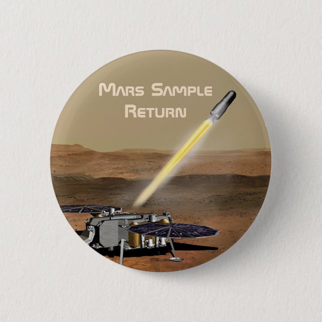 Marte Ejemplo Botón de Misión de Retorno (Anverso)