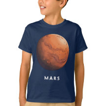 Marte / Marte - Camiseta de té planetario clásica