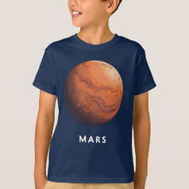 Marte / Marte - Camiseta de té planetario clásica