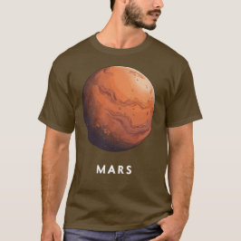 Marte / Marte - Camiseta de té planetario clásica