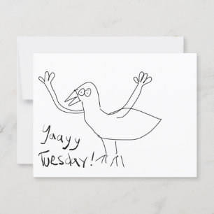 ¡Martes de Yaayy! Postal