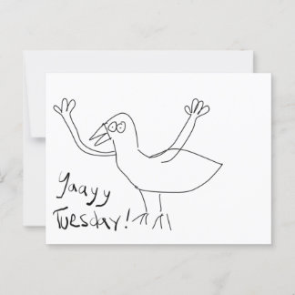 ¡Martes de Yaayy! Postal