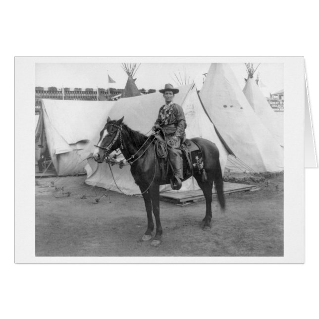 Martha Canary "Calamity Jane" en Horseback (Anverso (Horizontal))