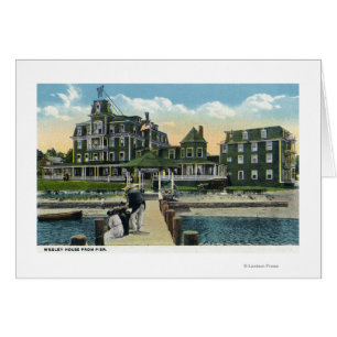 Martha's Vineyard, opinión del embarcadero de la