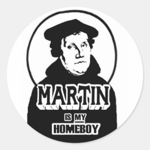 Martin es mi pegatina Homeboy