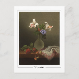 Martin Johnson Heade #1 - Tarjeta postal de arte f