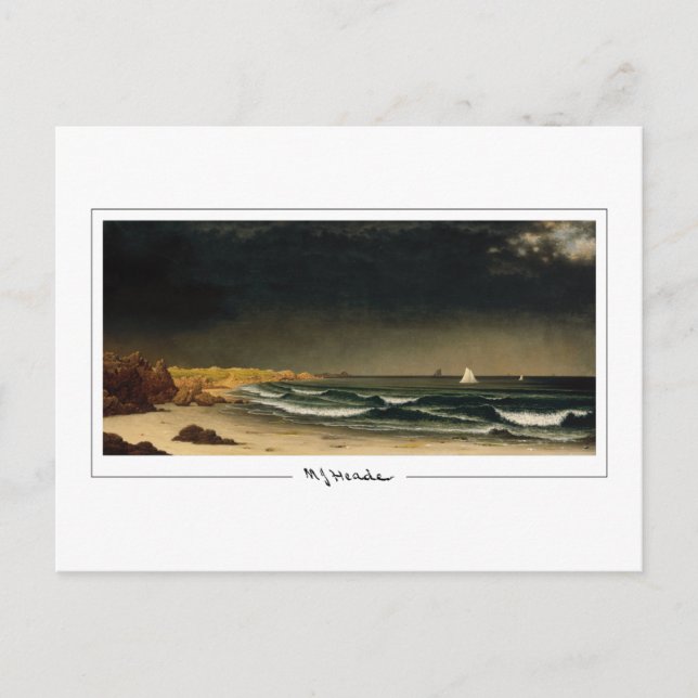 Martin Johnson Heade #20 - Tarjeta postal de arte  (Anverso)