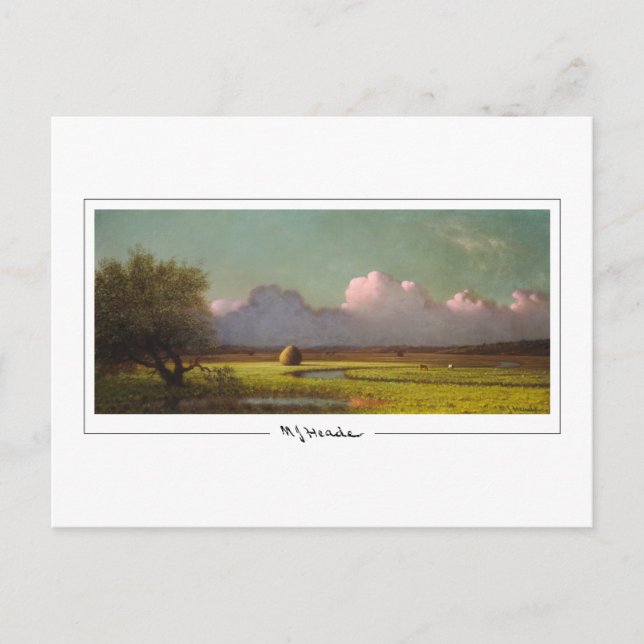 Martin Johnson Heade #31 - Tarjeta postal de arte  (Anverso)