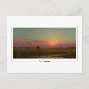 Martin Johnson Heade #42 - Tarjeta postal de arte 