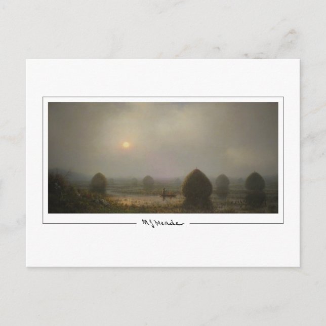 Martin Johnson Heade #84 - Tarjeta postal de arte  (Anverso)