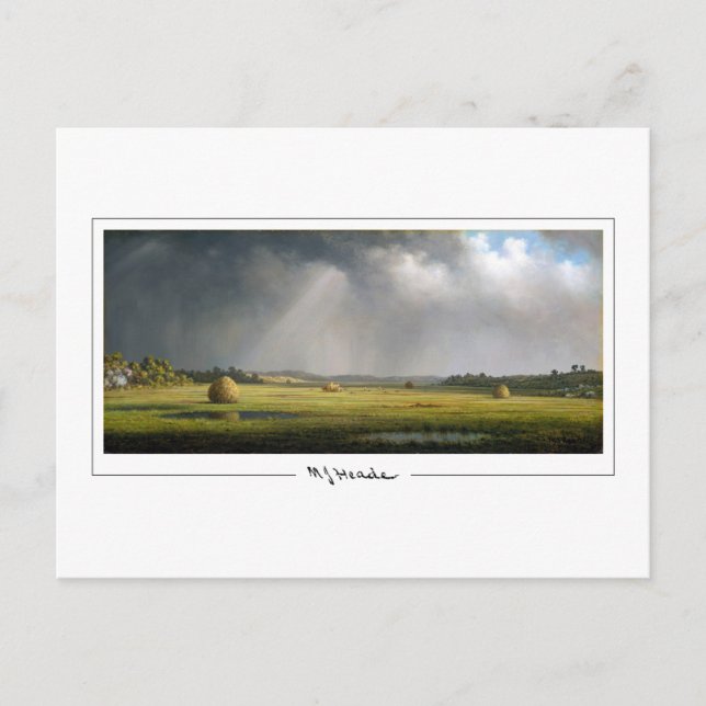 Martin Johnson Heade #94 - Tarjeta postal de arte  (Anverso)