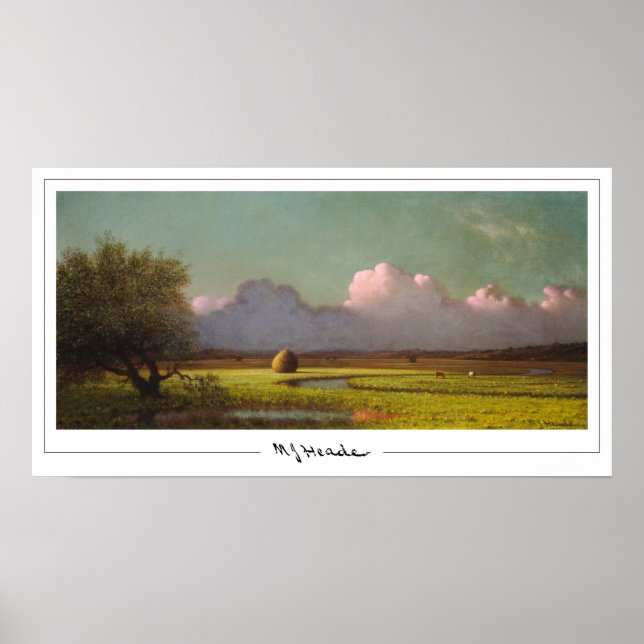 Martin Johnson Heade Zedign Poster de Arte #31 (Frente)