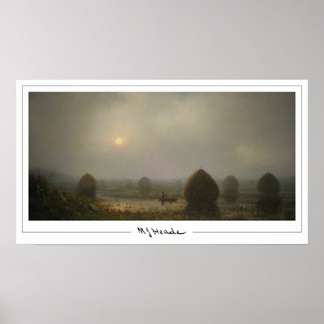 Martin Johnson Heade Zedign Poster de Arte #84 (Frente)