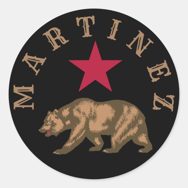 Martinez, Pegatina de la Ronda Clásica de Californ (Anverso)