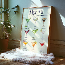 Martini Cocktail Print | Arte mural de moda