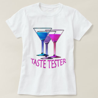 Martini Cocktail Taste Tester Camiseta Fiesta