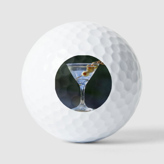 Martini con tres aceitunas 2, bola de golf (Anverso)