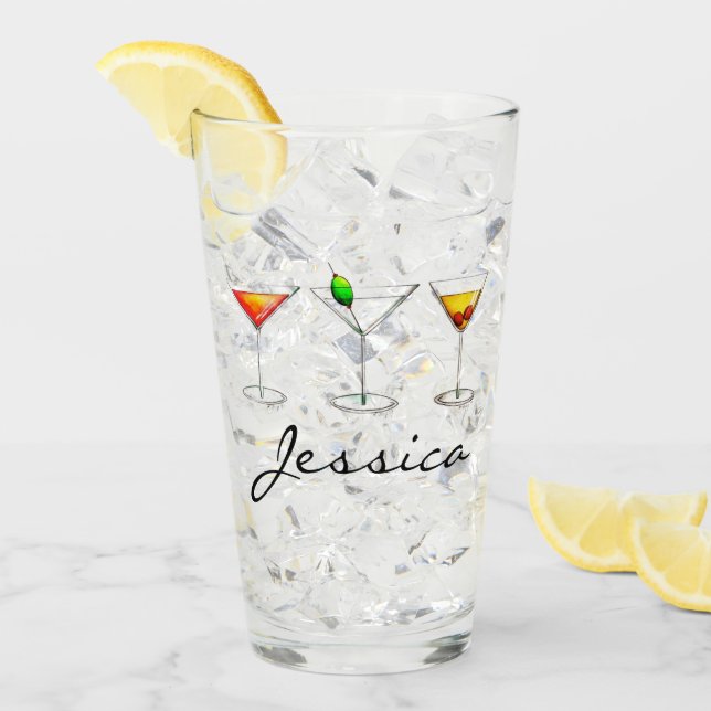 Martini Cosmo Manhattan Cocktails de bebida mixta (Anverso (hielo))