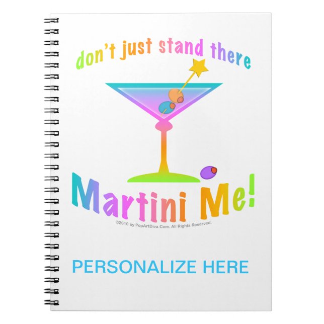 ¡MARTINI ME! CUADERNO - DIARIO (Frente)