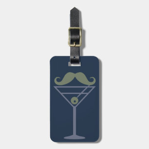 Martini Mustache personalizado etiqueta del equipa