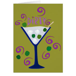 Martini oscuro y sucio