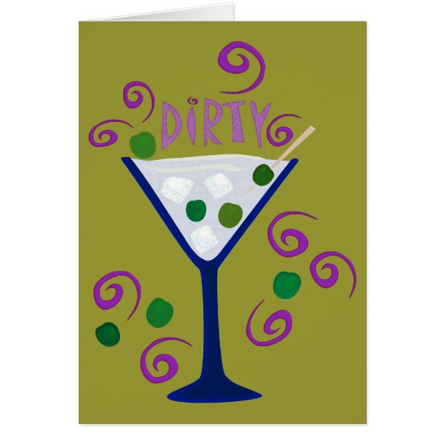 Martini oscuro y sucio (Frente)