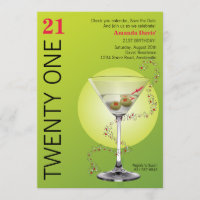 Martini Por Favor Invitación