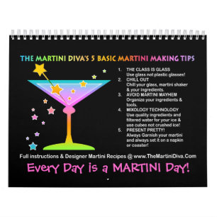 MARTINI RECIPES CALENDARIO 1 DE LA Diva Martini